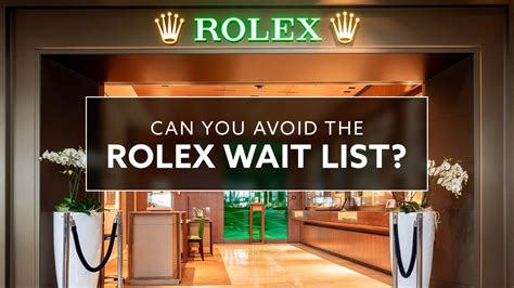 how long is rolex waiting list|rolex datejust wait time.